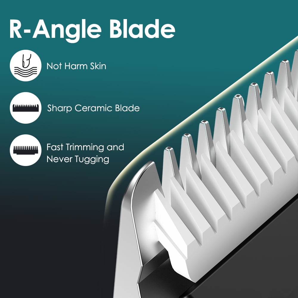 Electric Body Hair Trimmer for Men, Grooming Trimmer, Beard and Body Shaver with LED Light, Digital LCD Display for Underarm, Leg, Chest, Head Styling