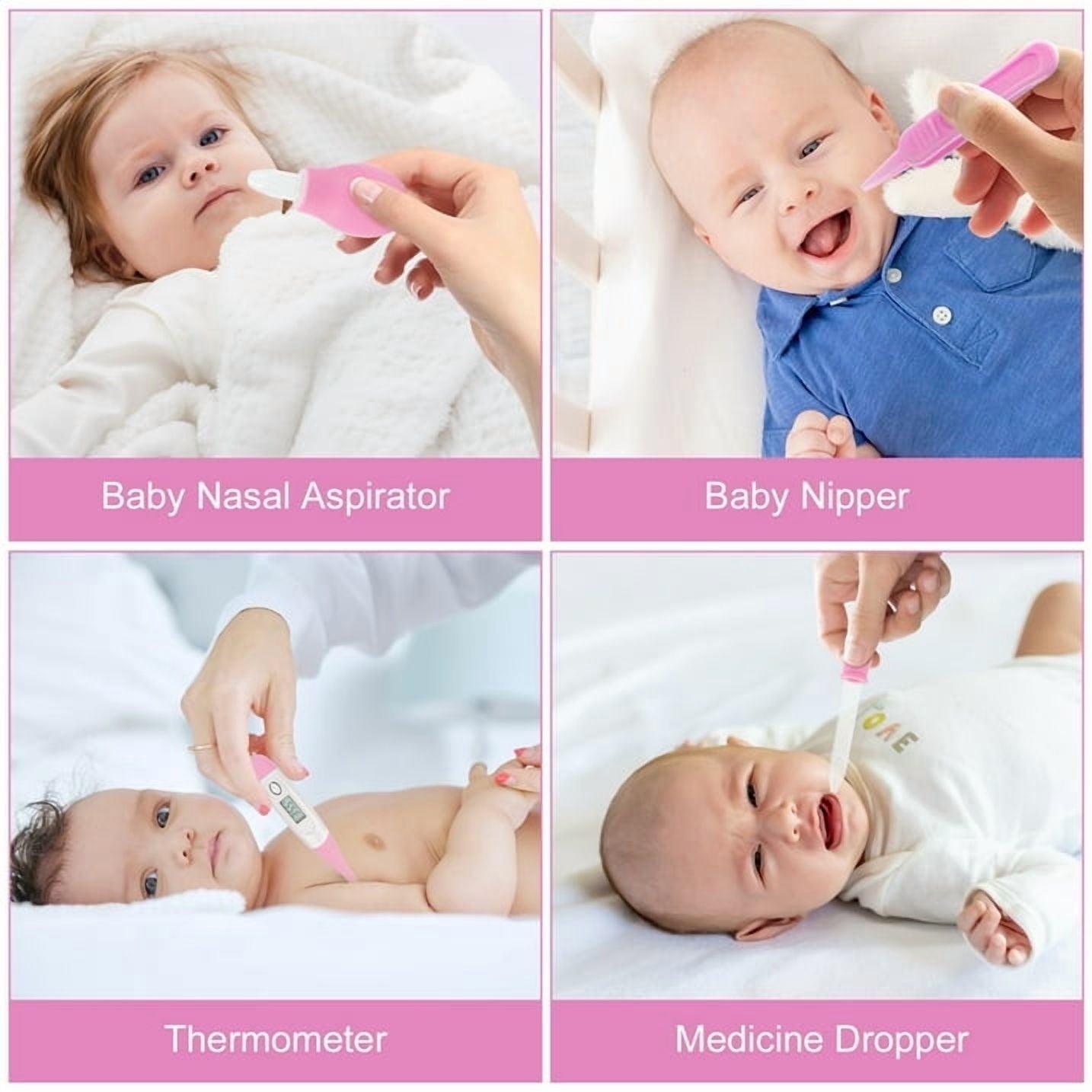 20 in 1 Baby Grooming Kit, Electric Nail File Trimmer Baby Essentials, Newborn Essentials Must Haves Kits with Hair Brush Comb for Newborn Infant Toddlers Baby Boys Girls Kids,Baby Shower Gifts