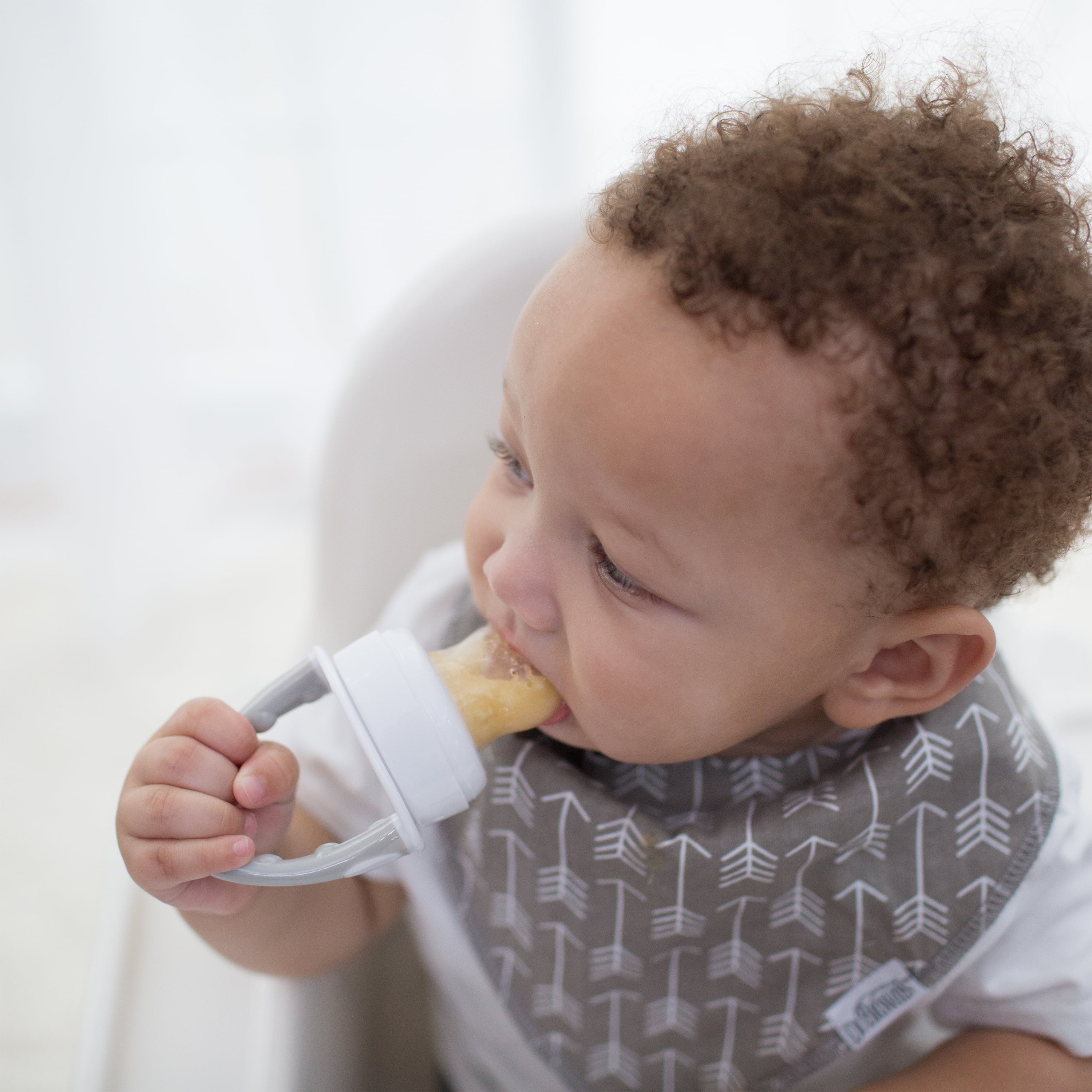 Designed to Nourish, Fresh Firsts Silicone Feeder, Solid Food Feeding, Mint, 1 Pack