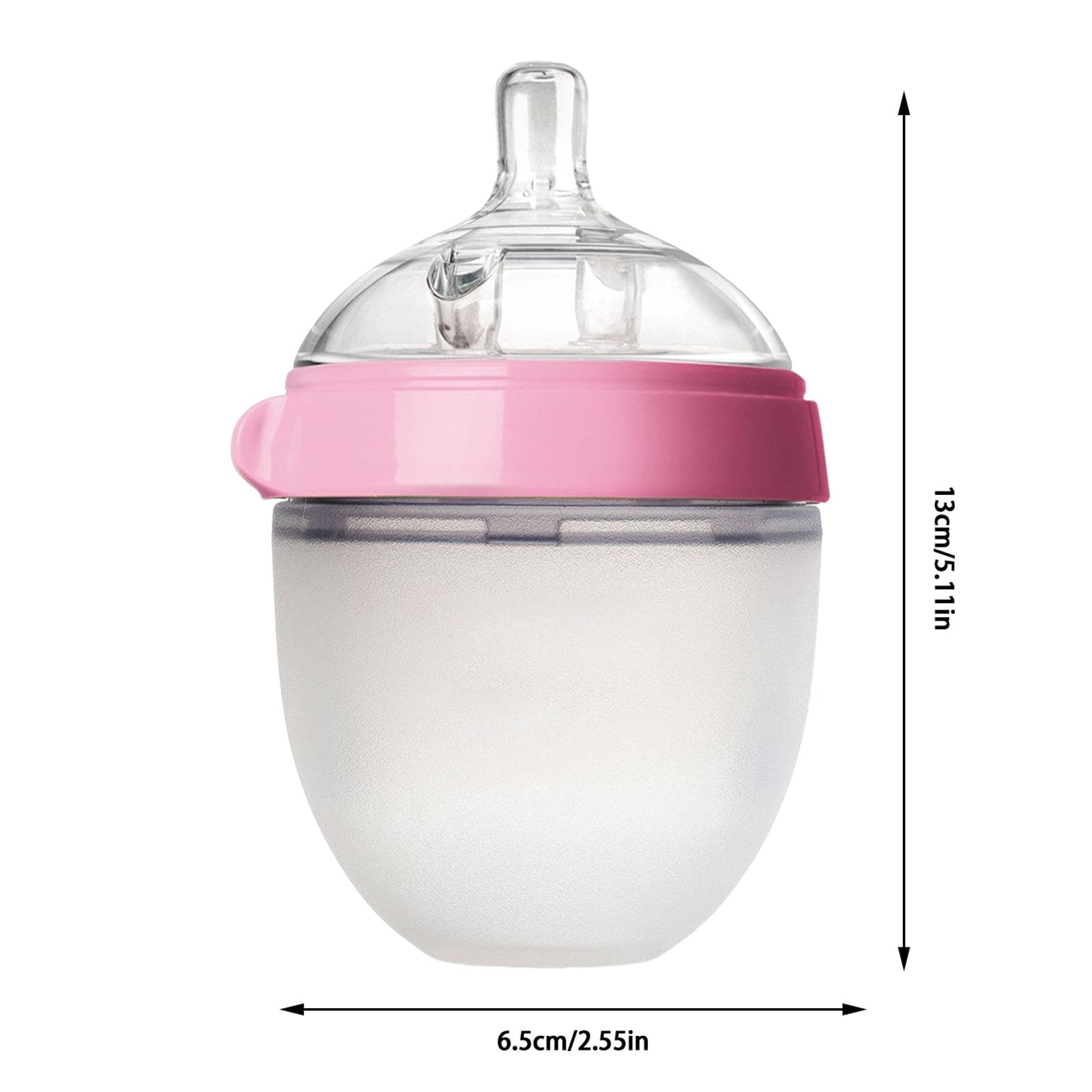 Baby - Bottle with Wide Silicone Nipple for Comfortable Feeding and Reduced 150ml