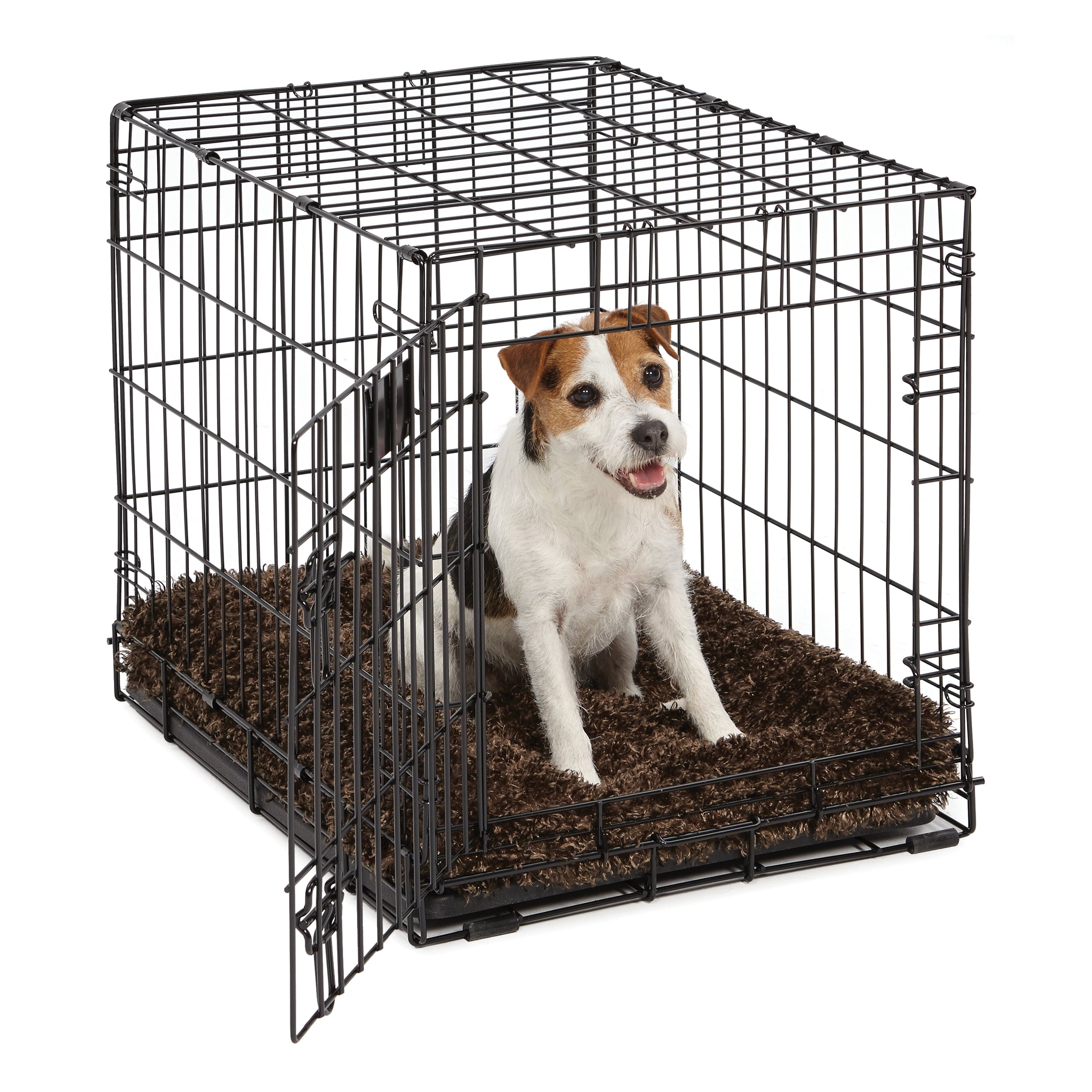 Homes for Pets Quiet Time Dog Bed &amp; Crate Mat, Deluxe Ombre Swirl, 22", Gray