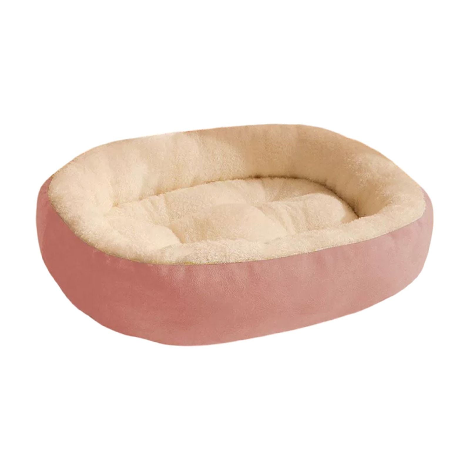 Oval Pet Bed Bed Fleece Warmth Pet Pad for Cat &amp; Small Dog